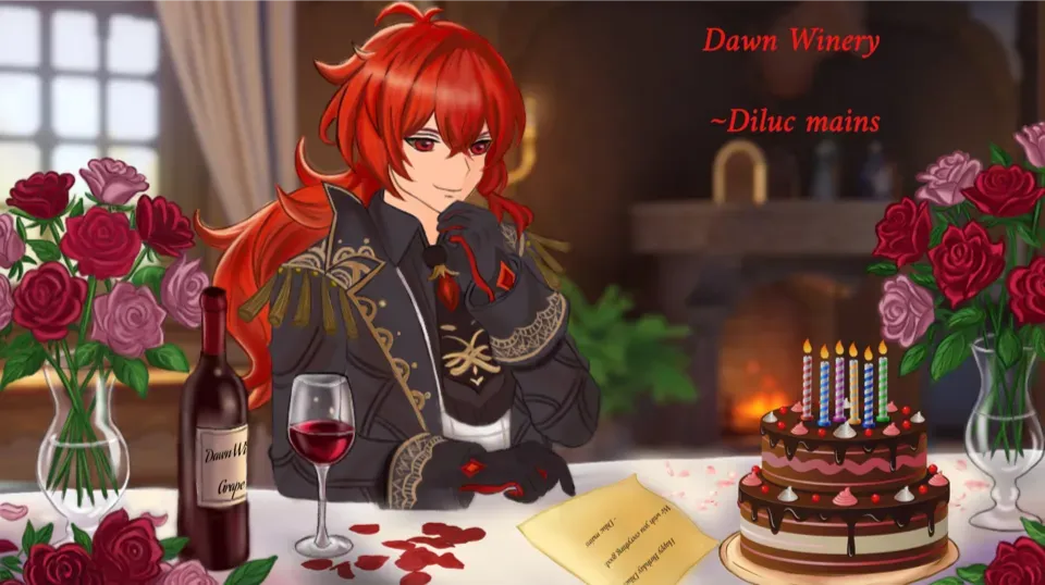Diluc Mains Discord server banner